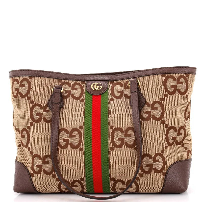 High-Quality Bags Ophidia Shopping Tote Jumbo GG Canvas Medium