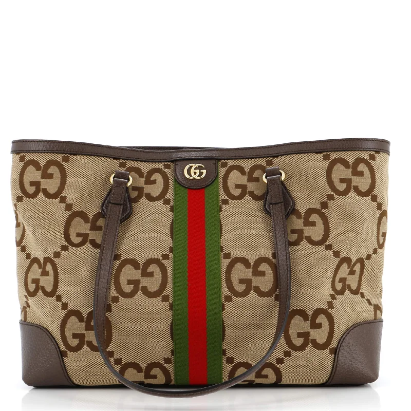 Black Friday Deals On Stylish Handbags Ophidia Shopping Tote Jumbo GG Canvas Medium