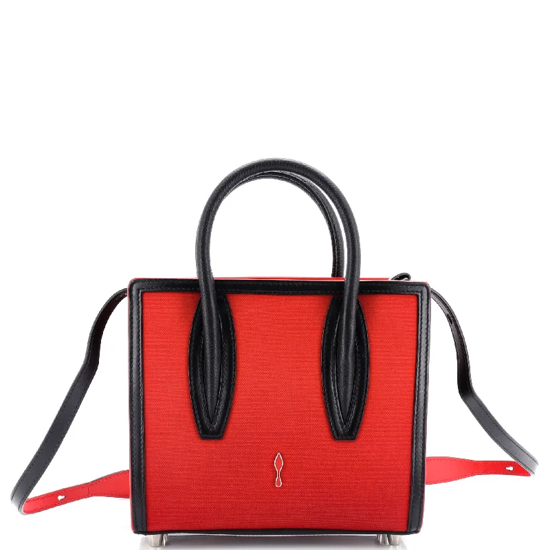 Stylish Bags With Discounts Paloma Tote Canvas and Printed Suede Mini