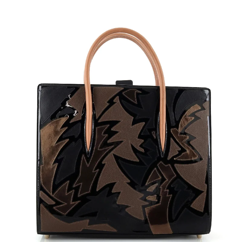 Discount Extravaganza Paloma Tote Mixed Patchwork Leather Large