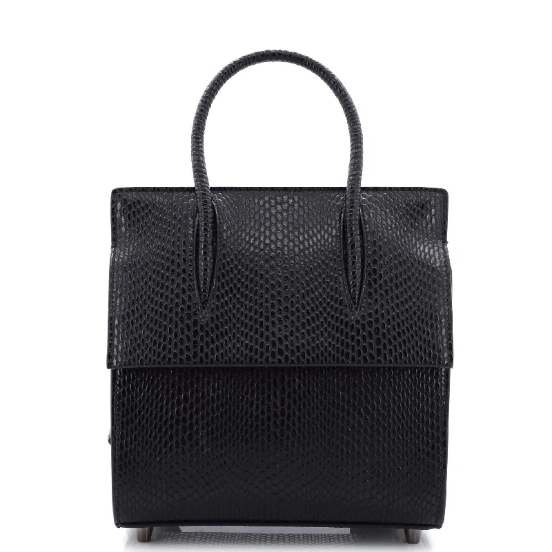Bold Fashionistas Paloma Tote Python Embossed Leather Mini