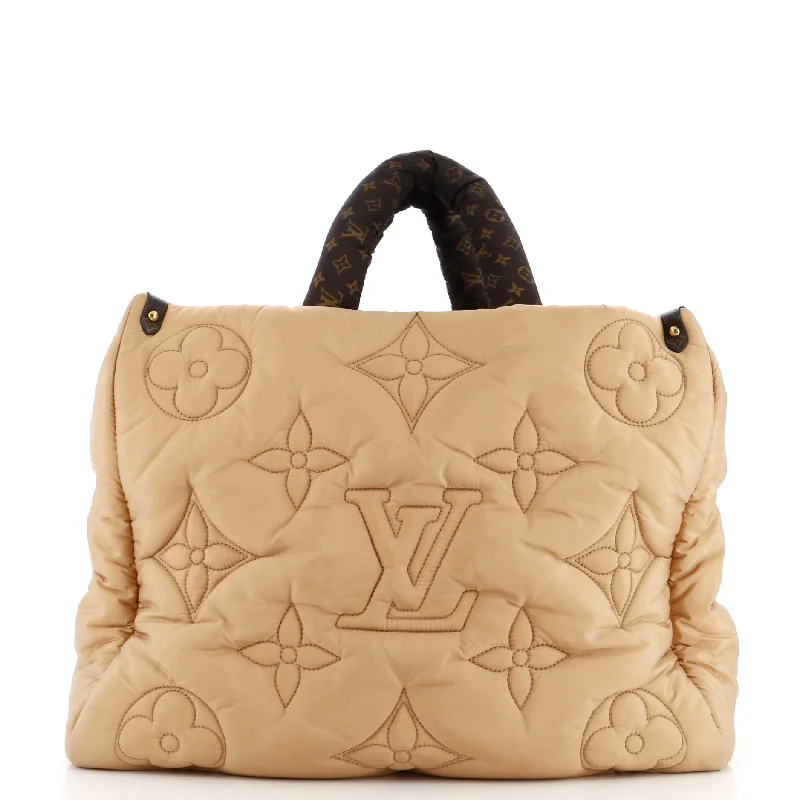 Durable And Cheap Bags Pillow OnTheGo Tote Monogram Quilted Econyl Nylon GM