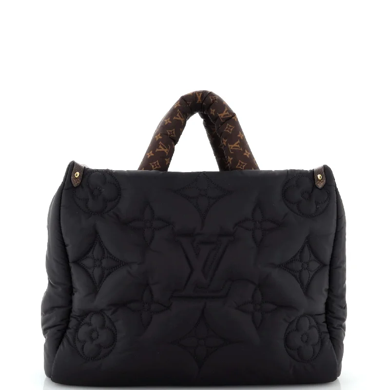 Top Brand Discounts Pillow OnTheGo Tote Monogram Quilted Econyl Nylon MM