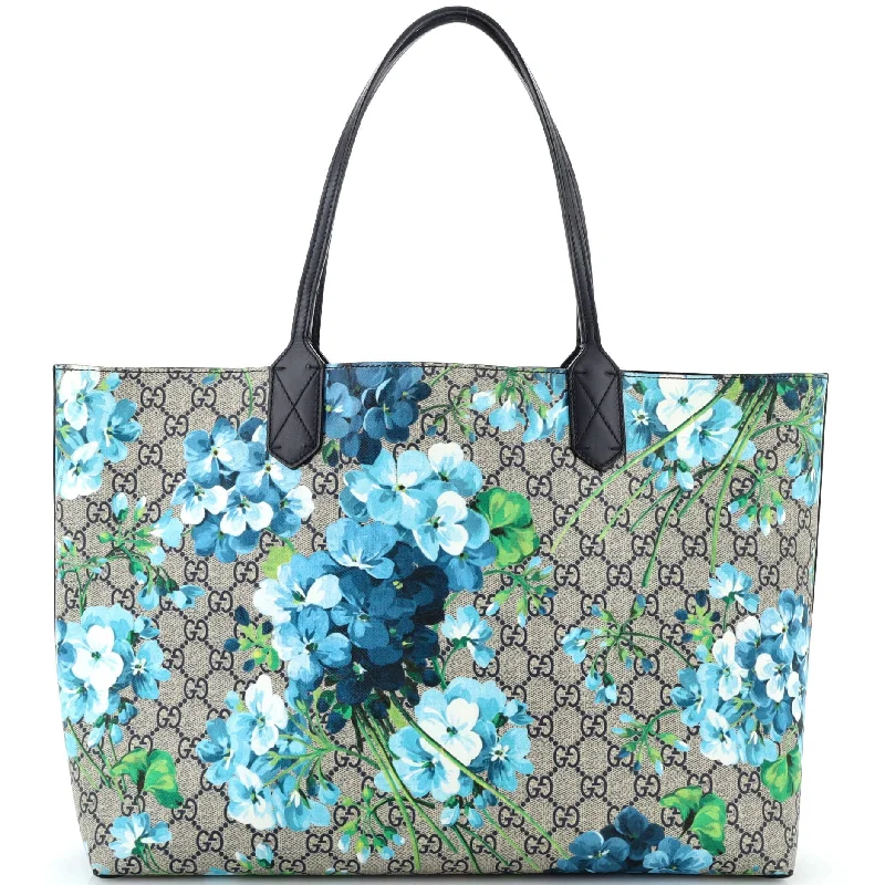 Handbag For Women Reversible Tote Blooms GG Print Leather Medium