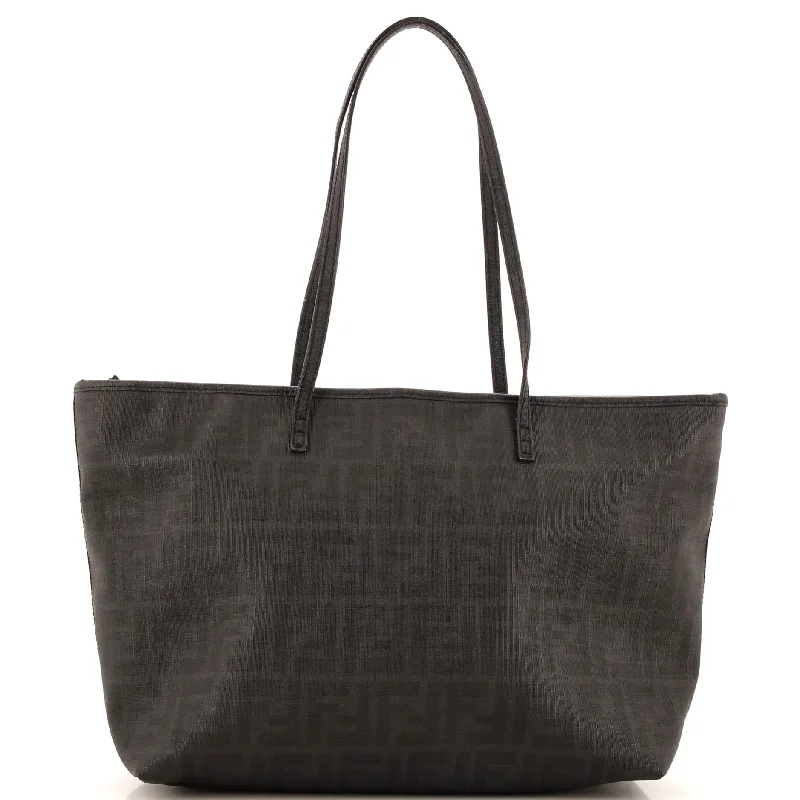 Vintage-Inspired Roll Tote Zucca Coated Canvas Medium