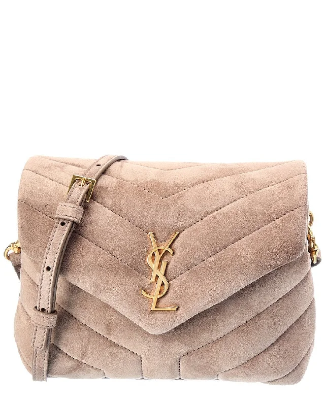 Saint Laurent LouLou Toy Suede & Leather Shoulder Bag