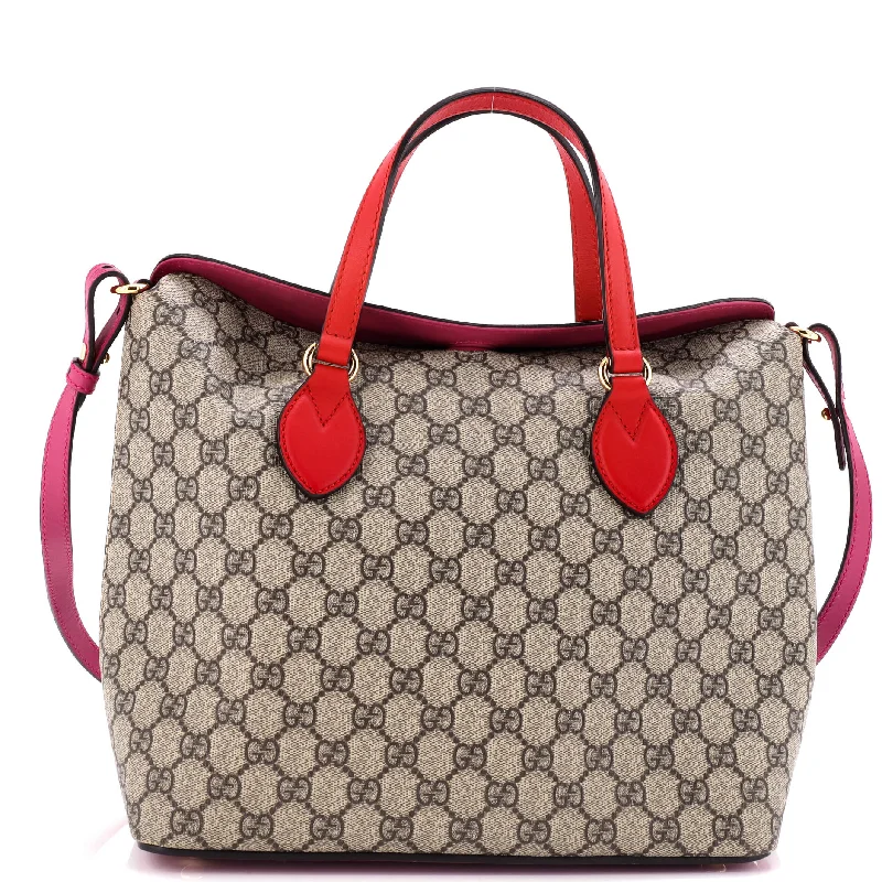 Limited Time Offers Signature Fold Over Tote GG Coated Canvas Medium