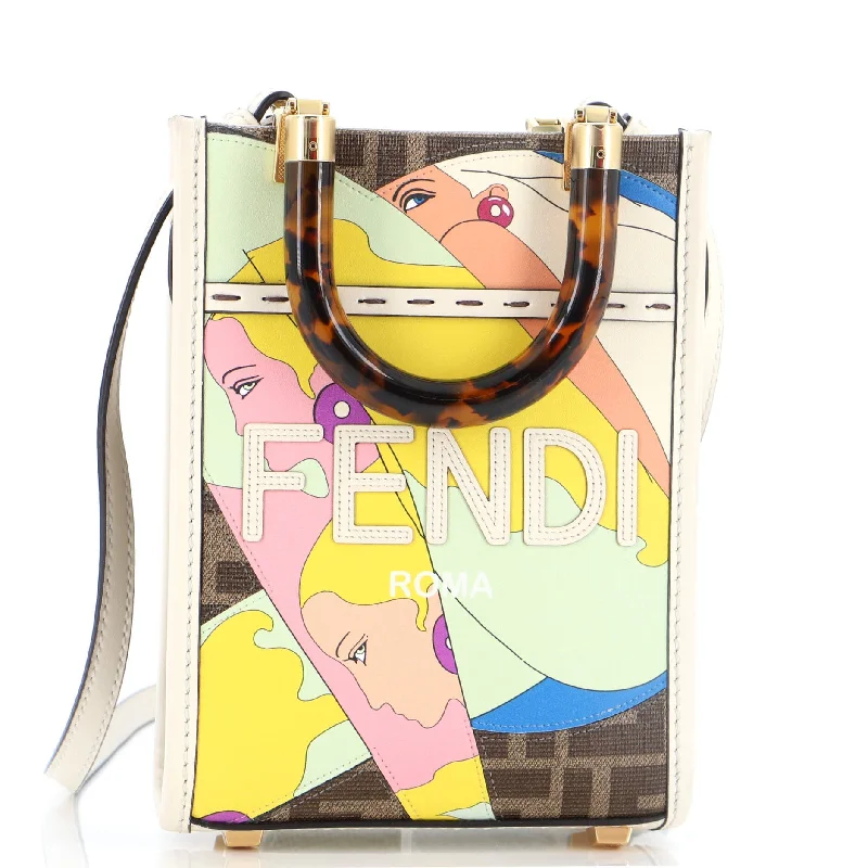 Shop Sale Items Sunshine Shopper Tote Printed Zucca Coated Canvas Mini