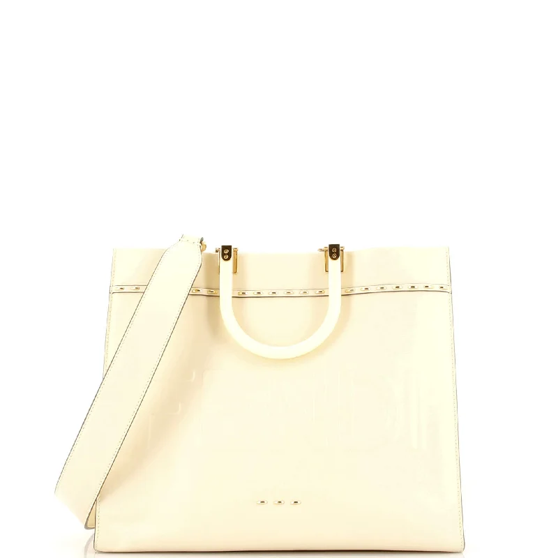 Urban Bags For City Life And Streetwear Fashion Sunshine Shopper Tote Studded Leather Medium