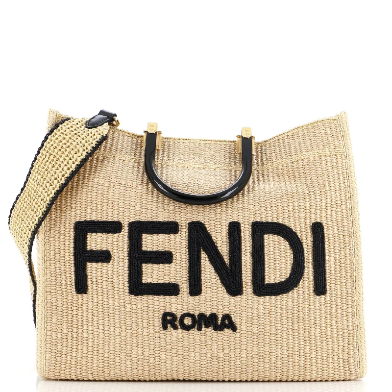 Bags For Minimalist And Functional Design Sunshine Shopper Tote Woven Raffia Medium
