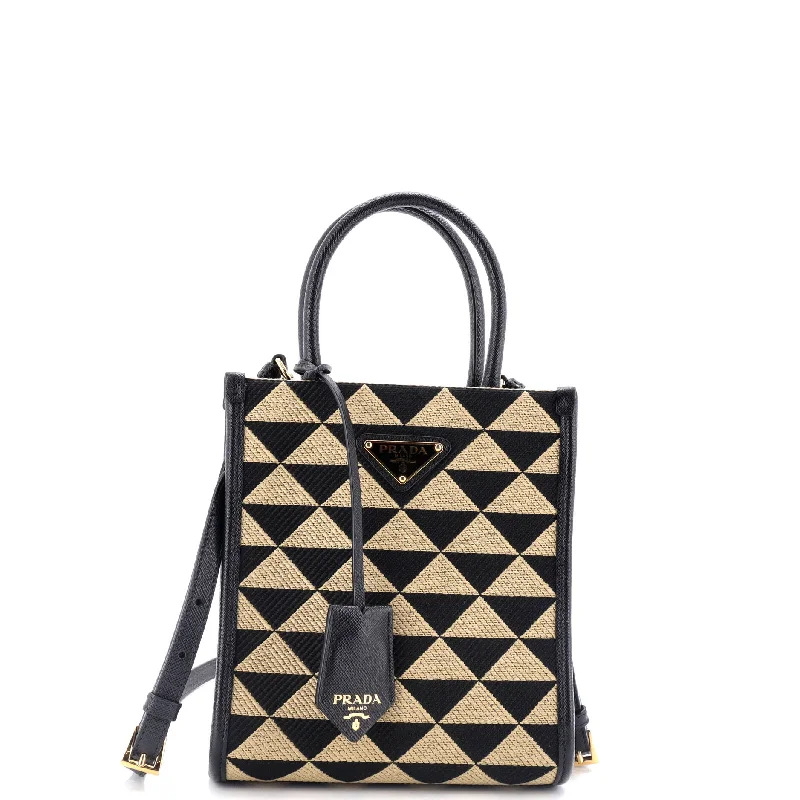 Fashion Forward Femininity Symbole Shopper Tote Jacquard Mini