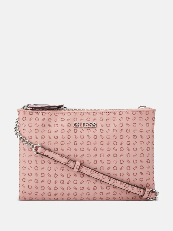 Functional Bags For Busy Moms And Dads Tidewood Logo Double Zip Mini Crossbody