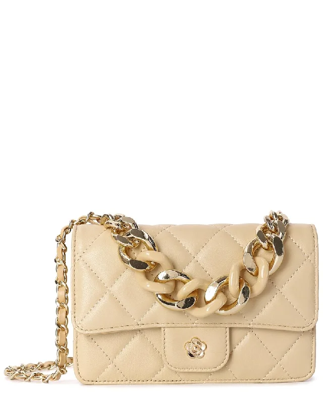 Bags For Free-Spirited And Artistic Styles Tiffany & Fred Paris Chain Leather Crossbody