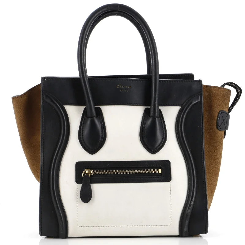 Minimalist Fashion Sale Tricolor Luggage Bag Leather Micro