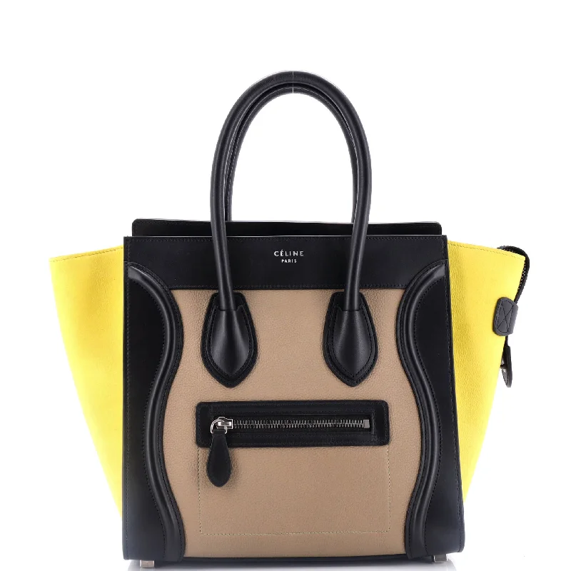 Discounted Designer Bags On Sale Tricolor Luggage Bag Leather Micro