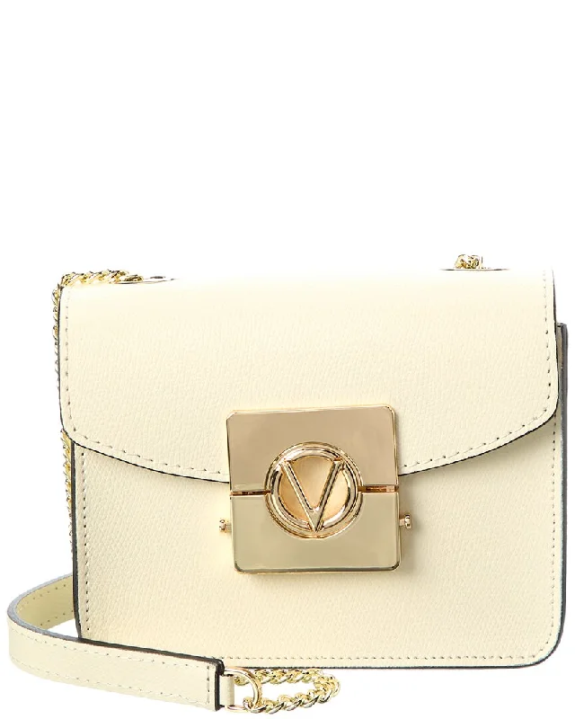 Minimalist Bags For Clean And Modern Aesthetics Valentino by Mario Valentino Bijou Bonbonniere Leather Crossbody