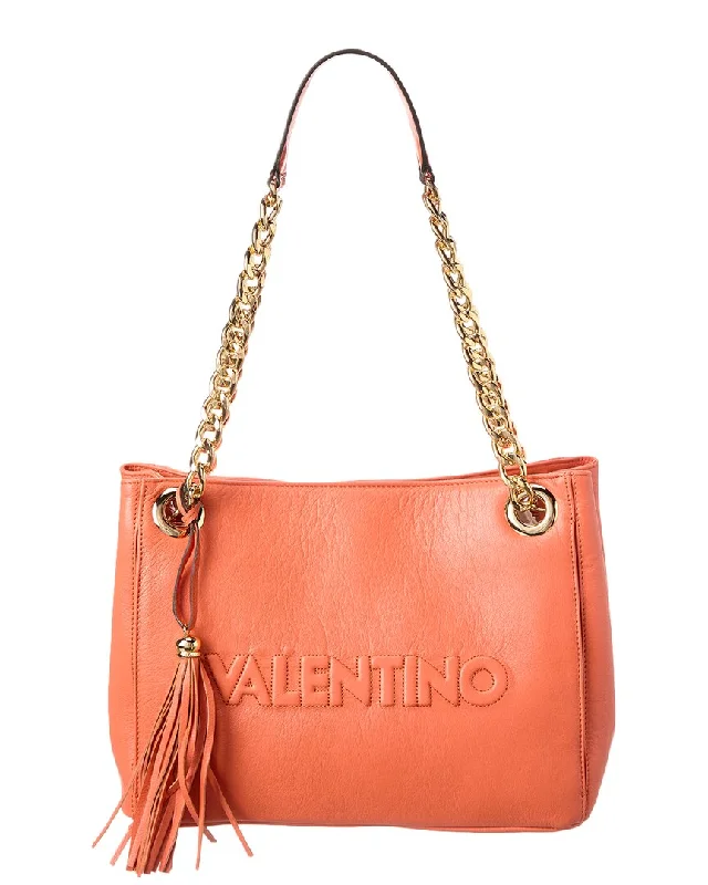 Valentino by Mario Valentino Luisa Embossed Leather Shoulder Bag