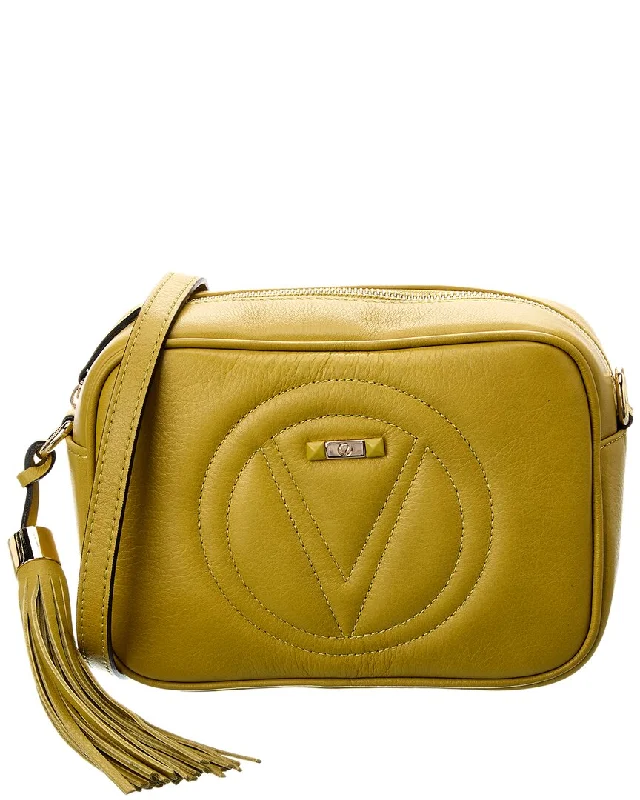 Minimalist Bags For Clean And Modern Aesthetics Valentino by Mario Valentino Mia Signature Leather Crossbody