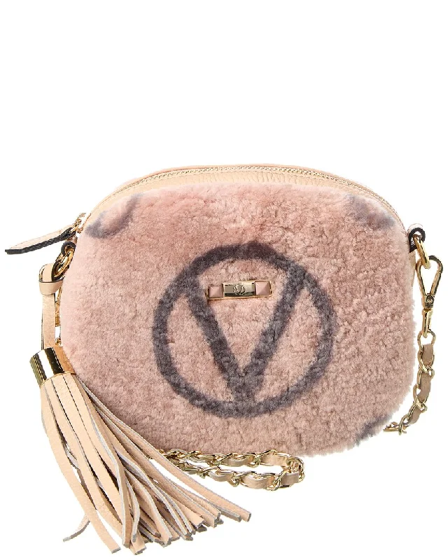 Lightweight Bags For Senior Travelers Valentino by Mario Valentino Nina Shearling Crossbody