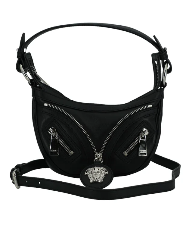 Versace  Calf Leather Hobo Mini Shoulder Women's Bag