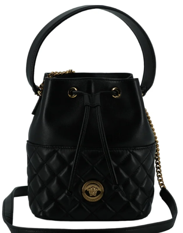 Versace  Calf Leather Small Bucket Shoulder Women's Bag