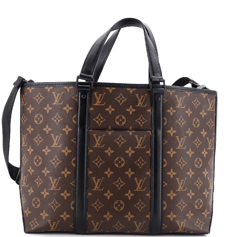 Compact Bags For Minimalist Travelers Weekend Tote Macassar Monogram Canvas PM
