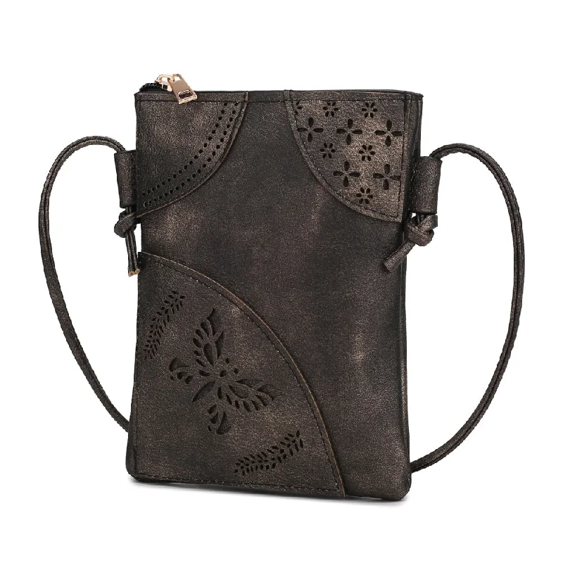 Seasonal Clearance Bags For Summer, Winter, Etc. Willow Crossbody Vegan Leather Handbag by Mia K.