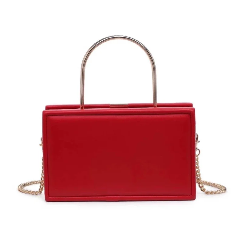 Everyday Bags For Work, School, Or Errands Women's Charlie Evening Bag In Red