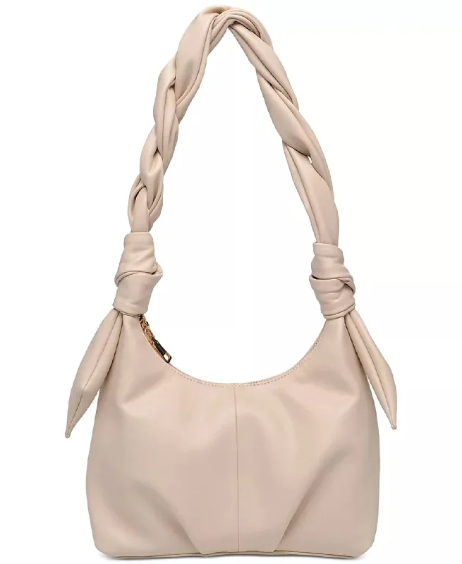 Women's Corey Braid Shoulder Bag In Almond